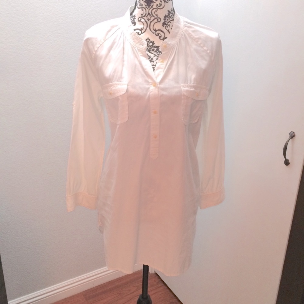 J.Crew White Shirt Blouse